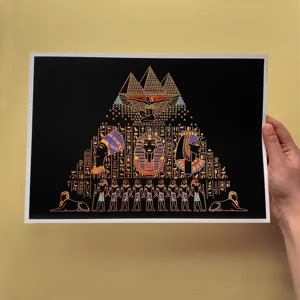 Egyptian Pyramid Print 2